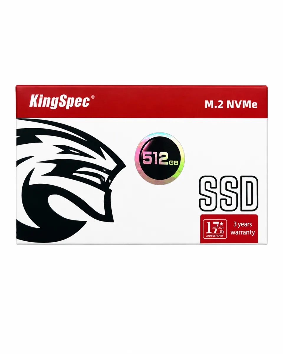 KingSpec NE-512GB NVMe M.2 PCIe 2280 SOLID STATE DRIVE
