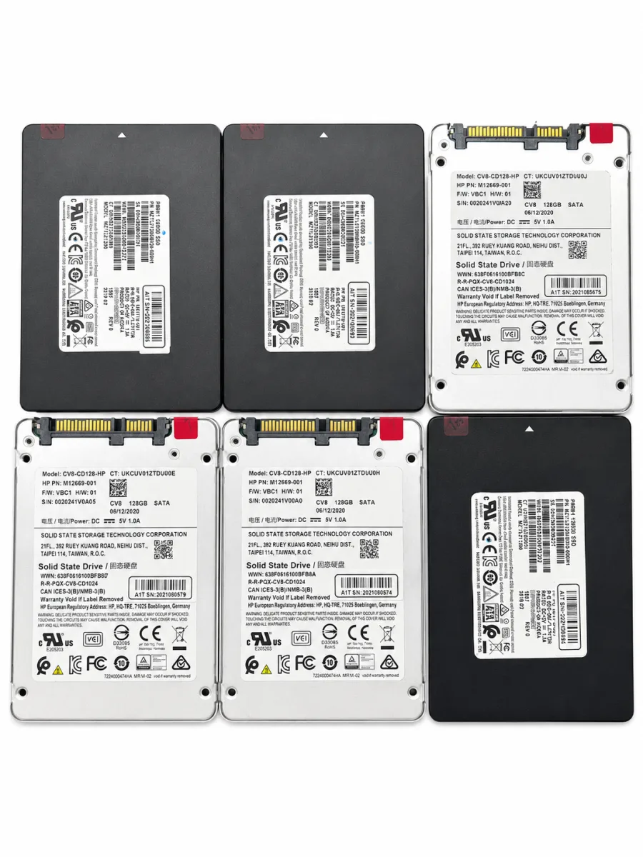 MIXEDBRAND 128GB 2.5" SATA III RECONDITION SOLID STATE DRIVE