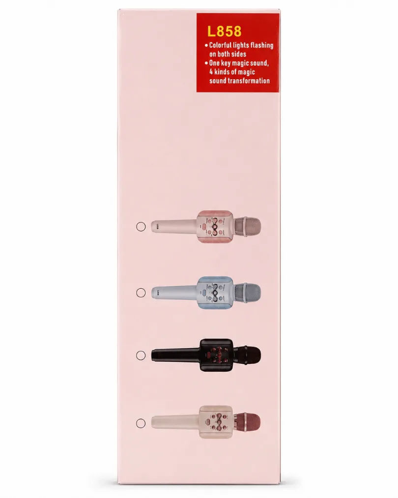 L858 WIRELESS BLUETOOTH KARAOKE MICROPHONE