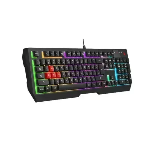 A4TECH BLOODY B135N NEON BACKLIT WIRED BLACK GAMING KEYBOARD