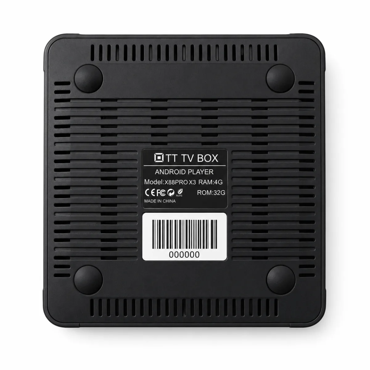 X88 PRO X3 OTT ANDROID TV BOX (RAM-4GB/ROM-32GB)