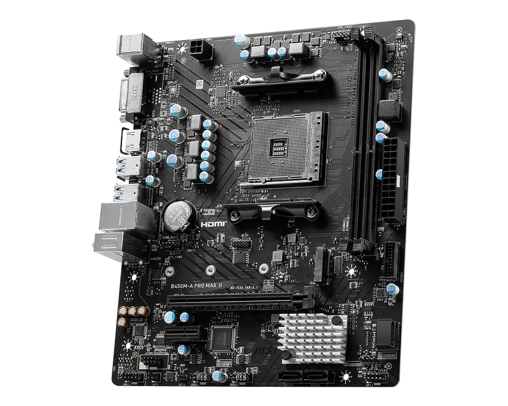 MSI B450M-A PRO MAX II AM4 PRO SERIES AMD SOCKET ATX MOTHERBOARD