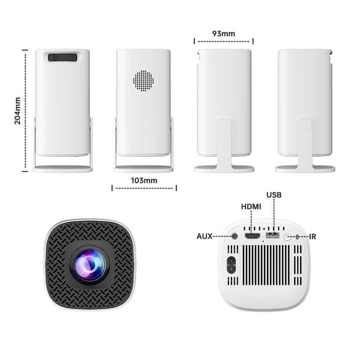 ULTRA HD P30 MAX HIGH DYNAMICC RANGE MULTIMEDIA PROJECTOR + DUAL GAME CONTROLLER