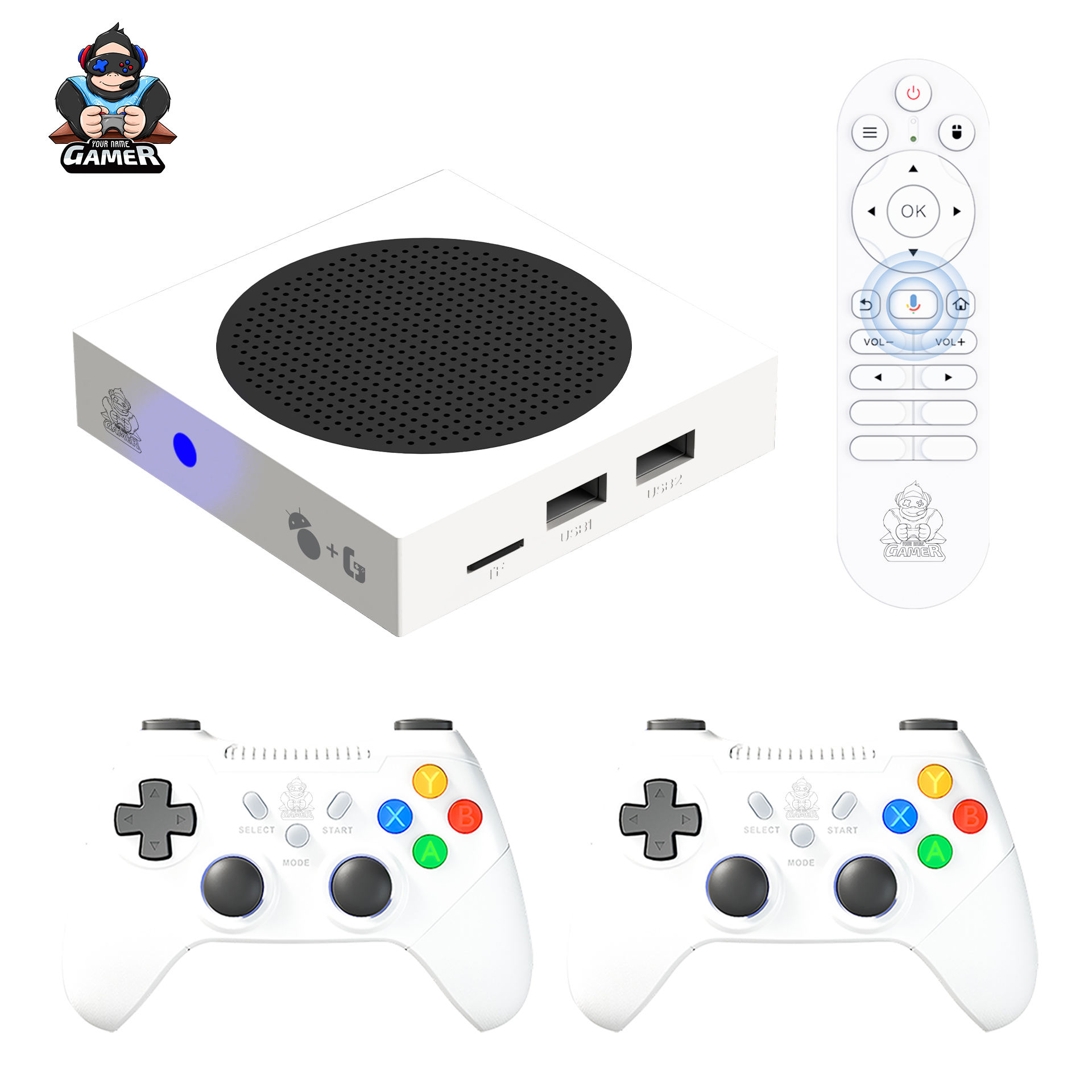 G8 SERIES 128GB 4K ANDROID TV BOX 2.4G WIRELESS GAME CONTROLLER