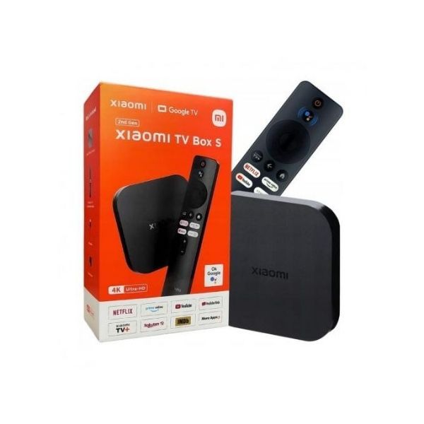 XIAOMI TV BOX S (2nd GEN) 4K ULTRA HD STREAMING WITH GOOGLE TV 2GB RAM, 8GB ROM