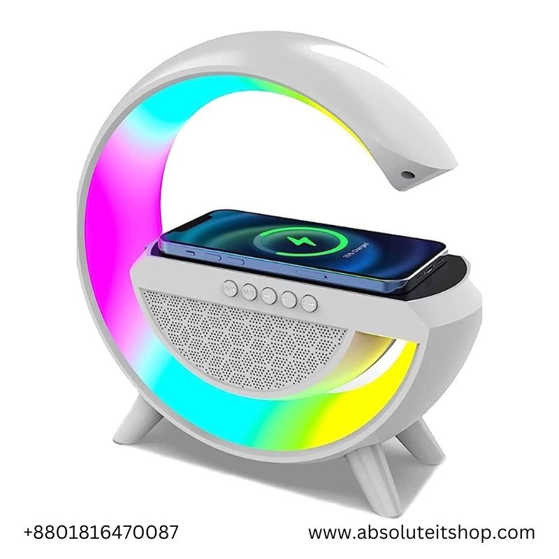 BLUETOOTH BT-2301 LED WIRELESS CHARGING SPEAKER
