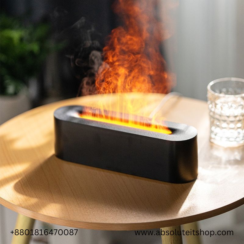 DQ709 FLAME AROMATHERAPY DIFFUSER QUIET USB AIR HUMIDIFIER