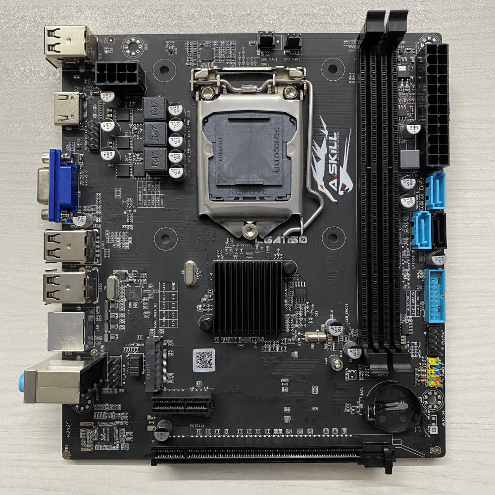 A.SKiLL H81M-A DDR3 MINI ATX MOTHERBOARD WITH M.2 NVMe SLOT