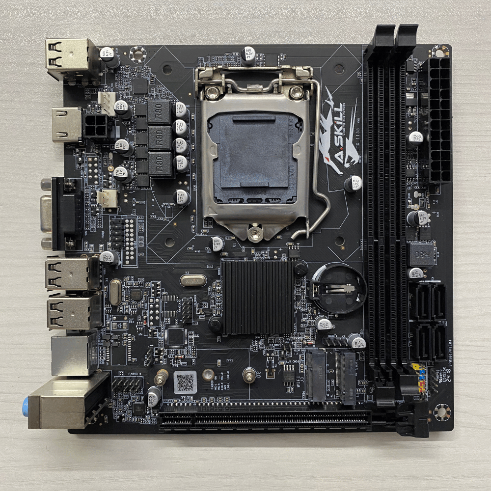 A.SKiLL ITX-H61-V301 DDR3 MINI ATX MOTHERBOARD WITH WiFi & M.2 NVMe SLOT