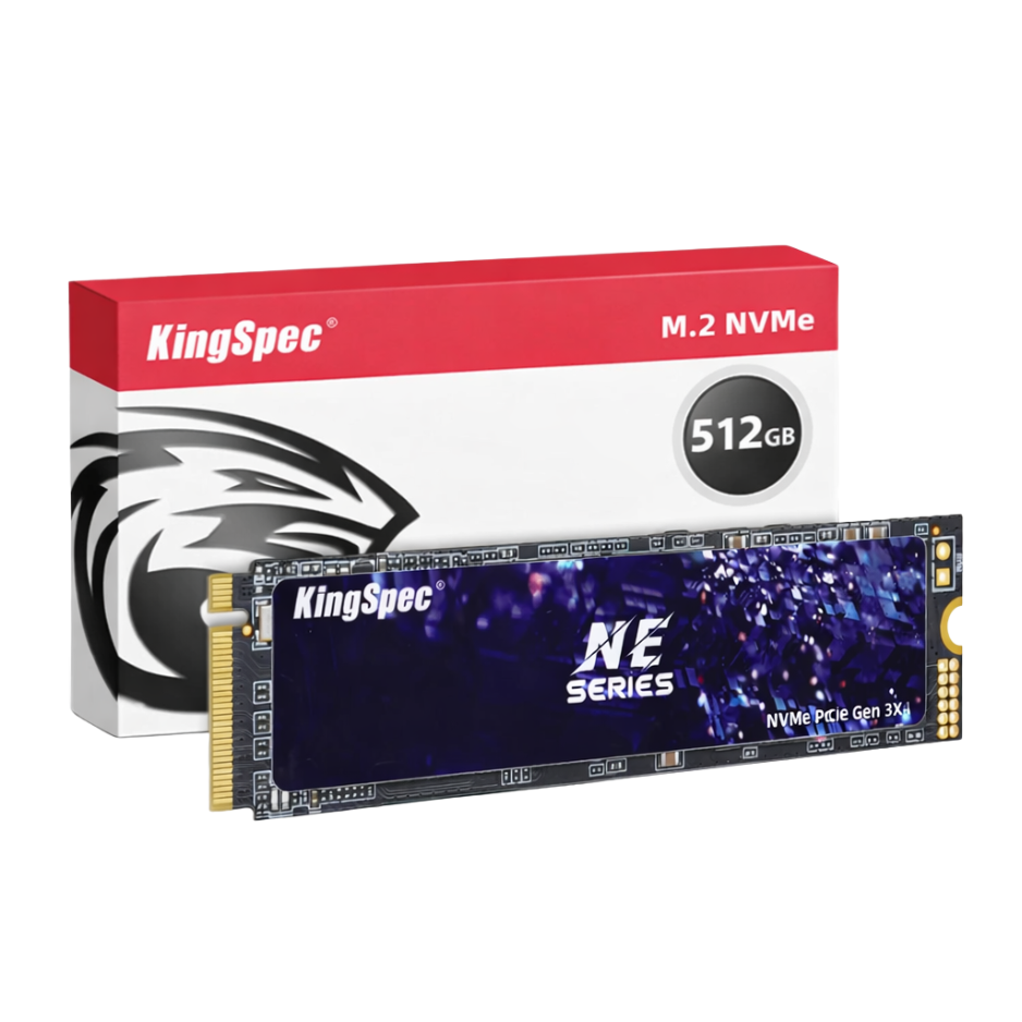 KingSpec NE-512GB NVMe M.2 PCIe 2280 SOLID STATE DRIVE